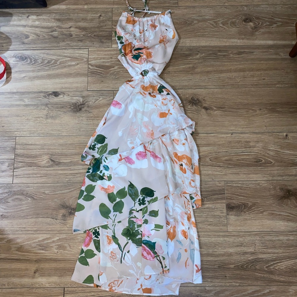 Hello Molly Angelic Heart Maxi Dress Light Pink